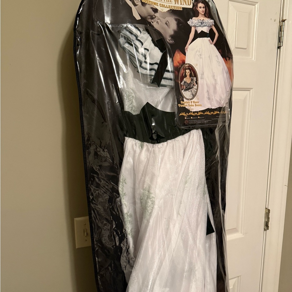 Scarlett O’Hara Twelve Oaks Costume Dress with attached hoop!